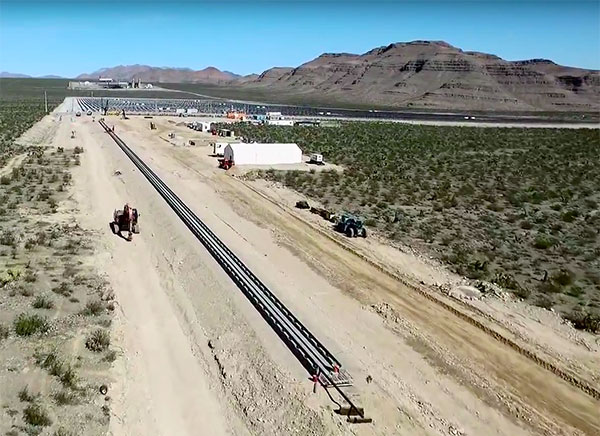 Hyperloop One траса